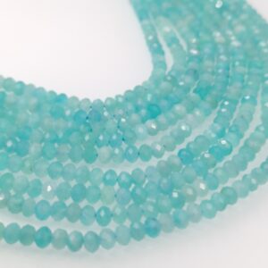 Amazonit 5mm*4mm fasetiran
