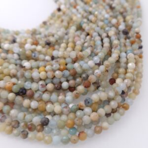 Amazonit 4mm fasetiran