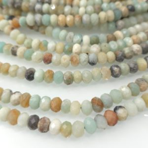 Amazonit 8mm*6mm fasetiran