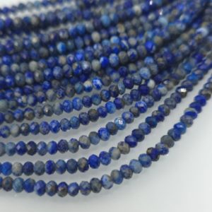 Lapis lazuli 3mm fasetiran