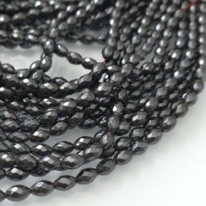 Hematit 6mm*9mm fasetiran