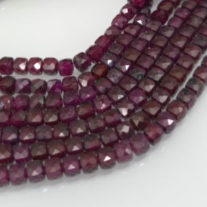 Granat 5mm*5mm fasetiran