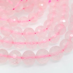 Roze kvarc 10mm fasetiran