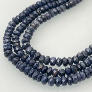 Safir 6mm*4mm fasetiran 46cm niska