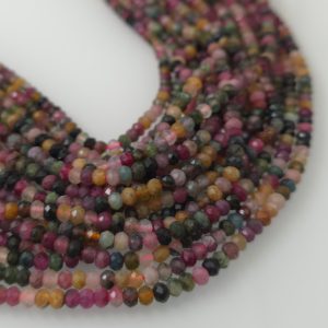 Turmalin 4mm×2mm fasetiran