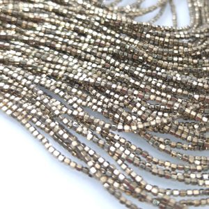 Hematit 2mm×2mm fasetiran