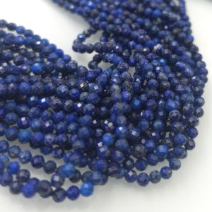 Lapis lazuli ~4mm fasetiran