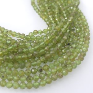 Peridot 4mm fasetiran